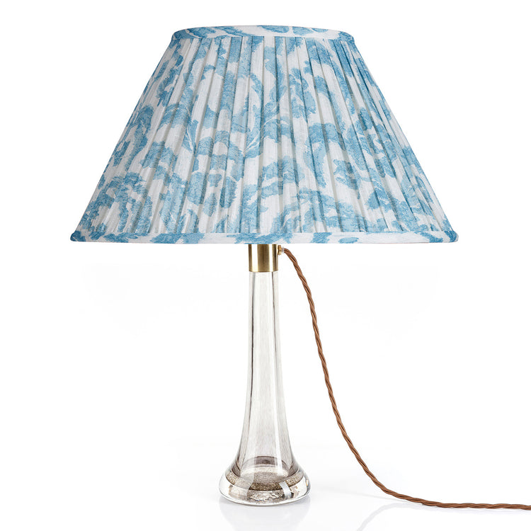 Fermoie 12" to 18" Oval Gathered Bedwyn, Light Blue Marlborough