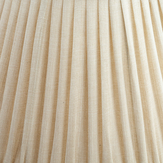 Fermoie 4.5" to 24" Gathered Bedwyn, Cream Moire Linen