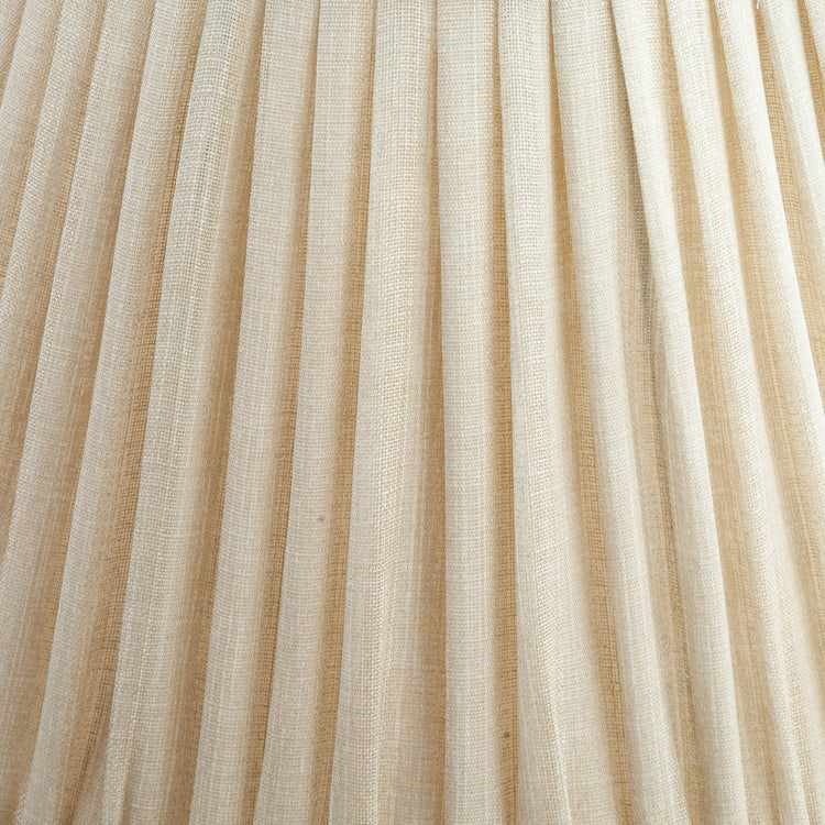 Fermoie 4.5" to 24" Gathered Bedwyn, Cream Moire Linen