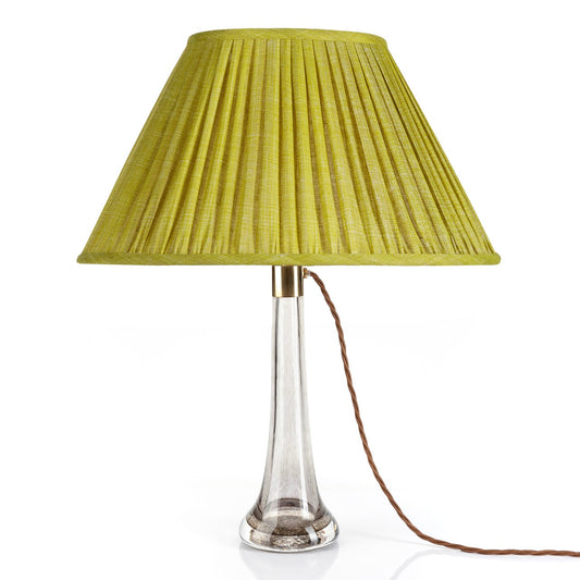 Fermoie 12" to 18" Oval Gathered Bedwyn, Euphorbia Plain Linen