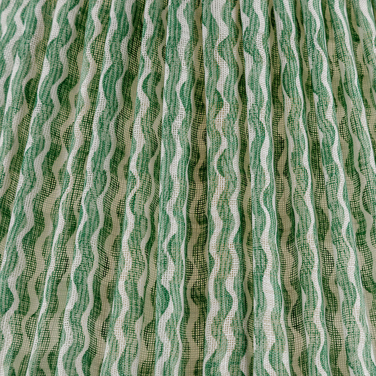 Fermoie 4.5" to 24" Gathered Bedwyn, Green Popple Linen