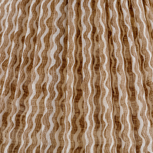 Fermoie 4.5" to 24" Gathered Bedwyn, Nut Brown Popple Linen