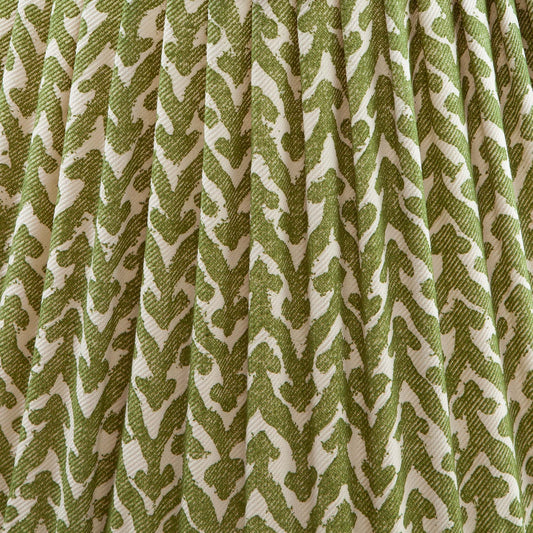 Fermoie 4.5" to 24" Gathered Bedwyn, Green Rabanna Cotton
