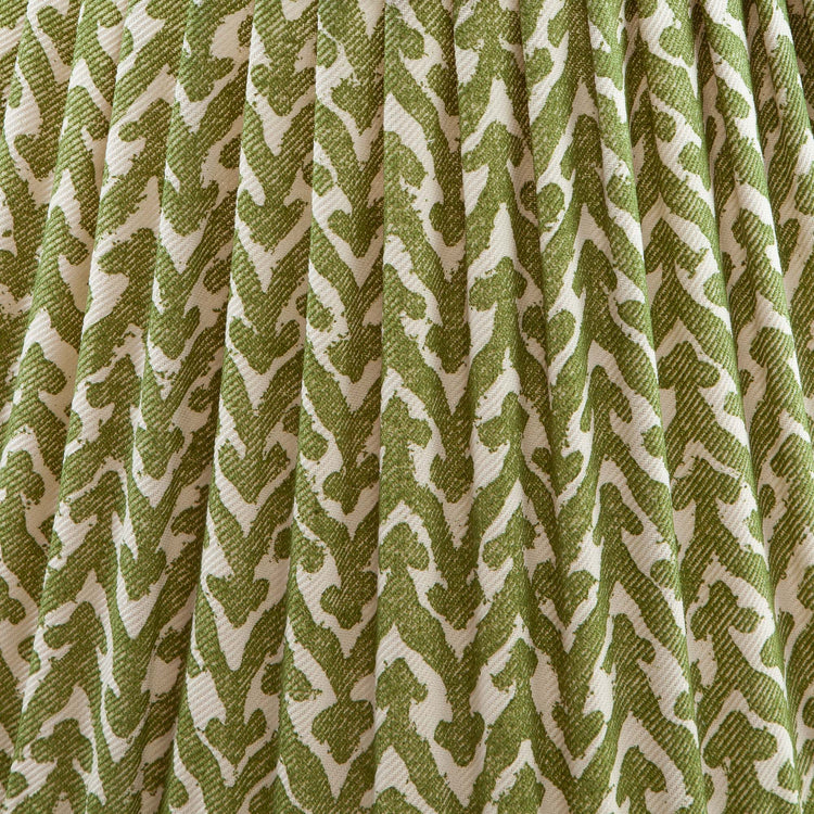 Fermoie 4.5" to 24" Gathered Bedwyn, Green Rabanna Cotton