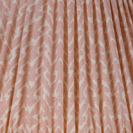 Fermoie 12" to 18" Oval Gathered Bedwyn, Light Pink Rabanna Cotton