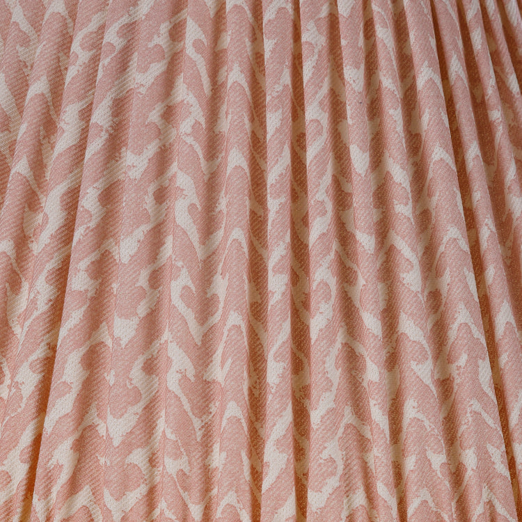 Fermoie 12" to 18" Oval Gathered Bedwyn, Light Pink Rabanna Cotton