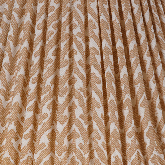 Fermoie 12" to 18" Oval Gathered Bedwyn, Nut Brown Rabanna Cotton