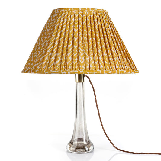 Fermoie 12" to 18" Oval Gathered Bedwyn, Yellow Rabanna Cotton