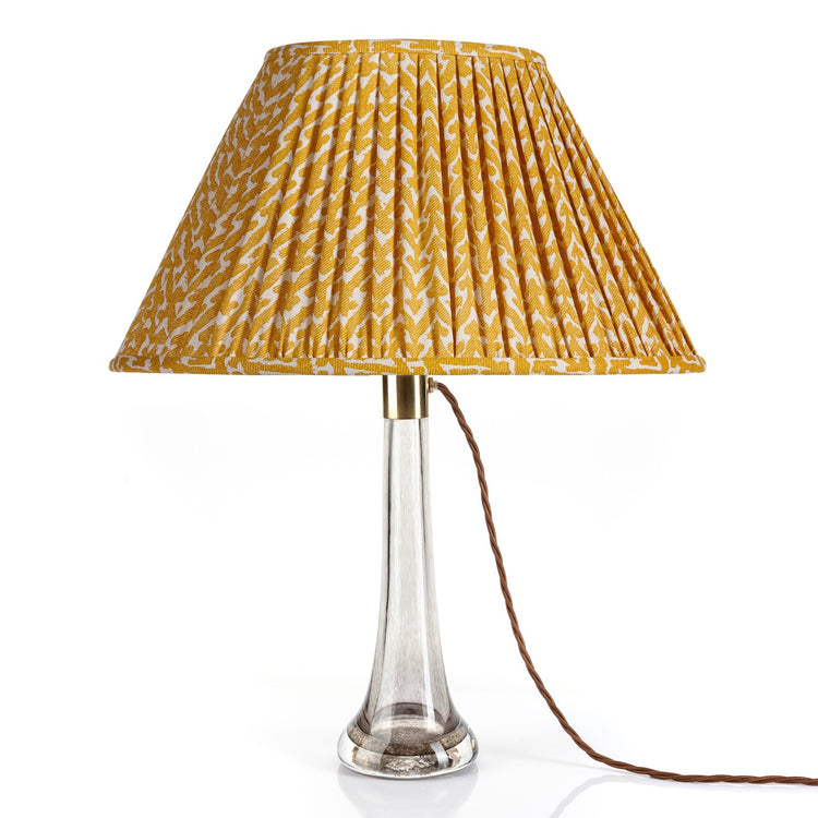 Fermoie 12" to 18" Oval Gathered Bedwyn, Yellow Rabanna Cotton