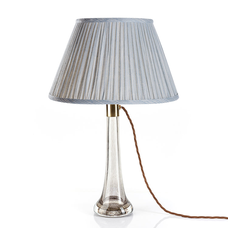 Fermoie 4.5" to 24" Gathered Bedwyn, Light Blue Strié