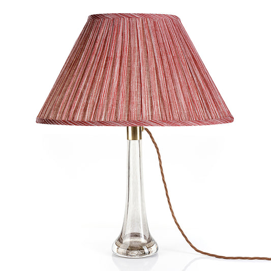 Fermoie 12" to 18" Oval Gathered Bedwyn, Red Strié