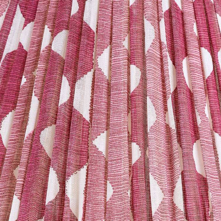 Fermoie 12" to 18" Oval Gathered Bedwyn, Fuchsia Whittle Linen
