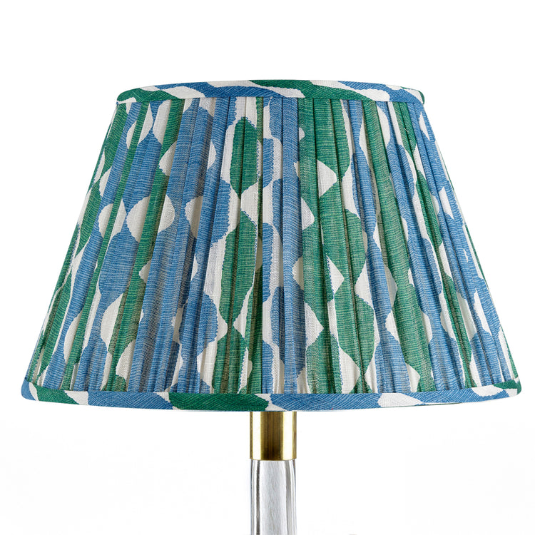 Fermoie 4.5" to 24" Gathered Bedwyn, Green and Blue Whittle Linen
