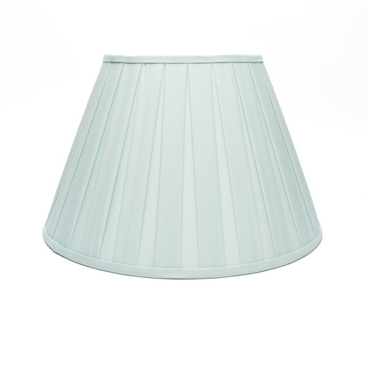 Edgar-Reeves 12" to 24" Sea Blue Silk Box Pleat