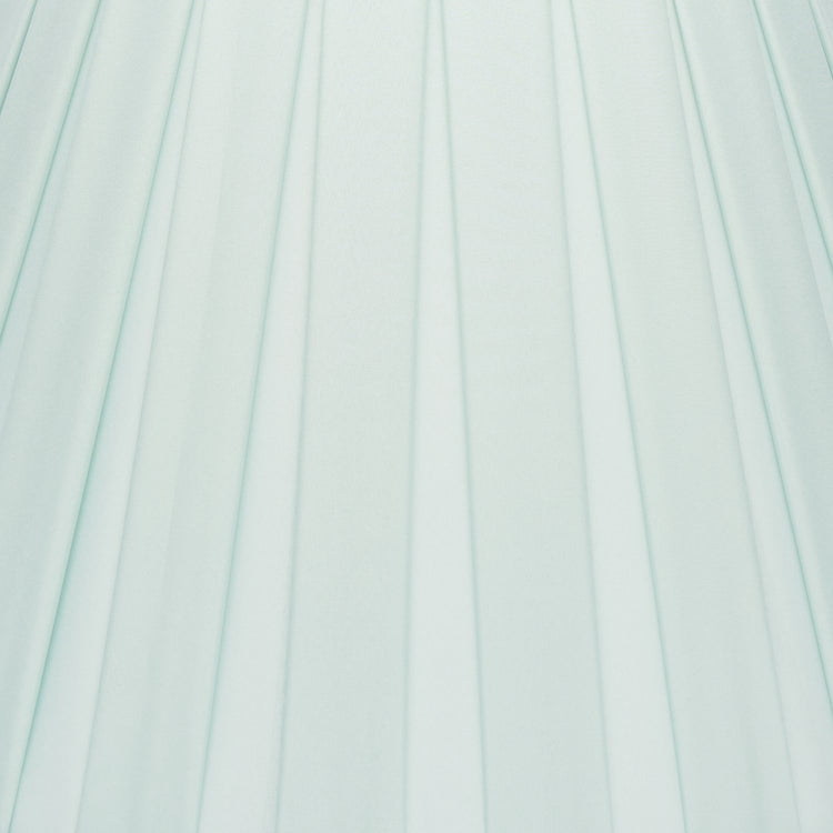 Edgar-Reeves 12" to 24" Sea Blue Silk Box Pleat