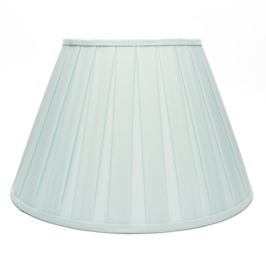 Edgar-Reeves 12" to 24" Sea Blue Silk Box Pleat