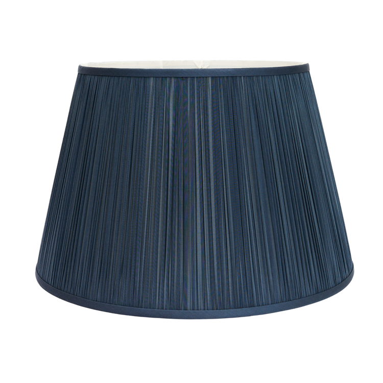 12" to 20" Slate Silk Shirred Pleat