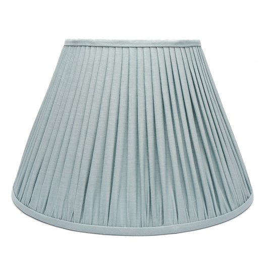 Edgar-Reeves 12" to 24" Slate Blue Linen Gathered Pleat