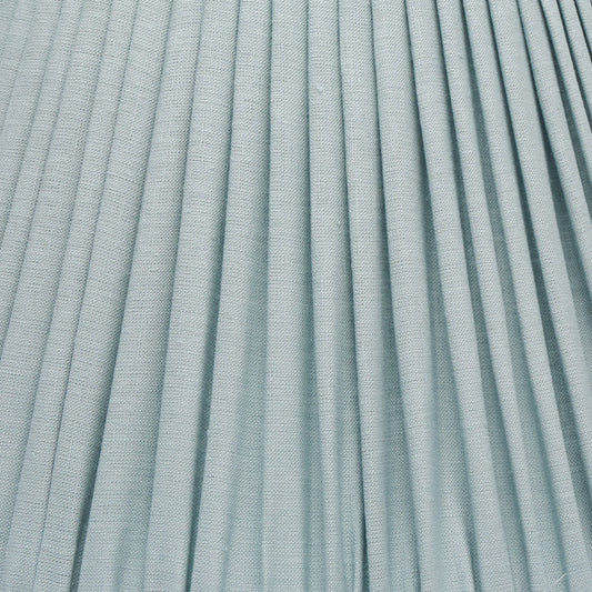 Edgar-Reeves 12" to 24" Slate Blue Linen Gathered Pleat