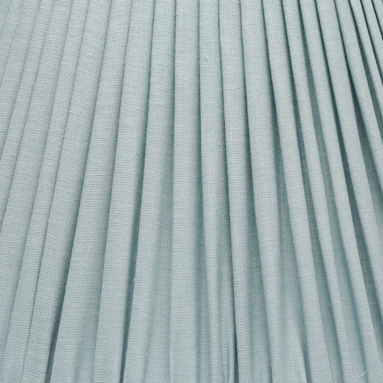 Edgar-Reeves 12" to 24" Slate Blue Linen Gathered Pleat