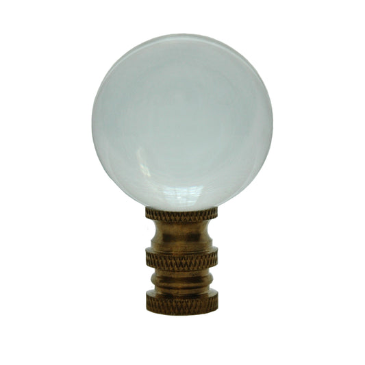Glass Ball Lamp with Gold Neck | $25 - Edgar Reeves Lighting