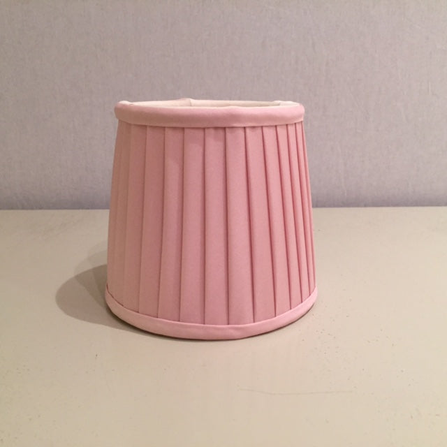 5" Blush Knife Pleat Drum Candle Clip - Edgar Reeves Lighting